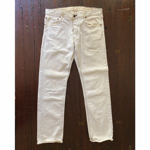 Rag & Bone Heritage Jeans White Denim  36x34